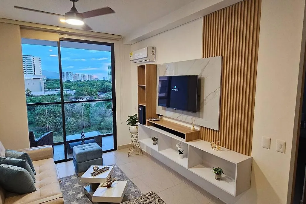 Apartamento Celeste A Pasos Del Mar Y Aeropuerto Santa Marta  Apartment